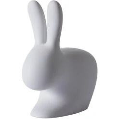 Qeeboo Rabbit Chair Stuhl - 68,8 X 39,5 X 80 Cm - Grey