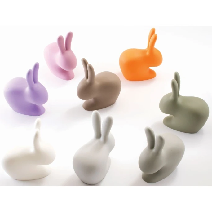 Qeeboo Rabbit Chair Stuhl - 68,8 X 39,5 X 80 Cm - Grey 5 Qeeboo Rabbit Chair Stuhl - 68,8 X 39,5 X 80 Cm - Grey – Bild 3