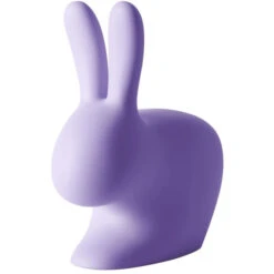 Qeeboo Rabbit Chair Stuhl - 68,8 X 39,5 X 80 Cm - Violet