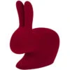 Qeeboo Rabbit Chair Velvet Finish Stuhl - 68,8 X 39,5 X 80 Cm - Red -Innendekorationen 412184 big 0