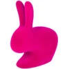 Qeeboo Rabbit Chair Velvet Finish Stuhl - 68,8 X 39,5 X 80 Cm - Fuxia -Innendekorationen 412185 big 0