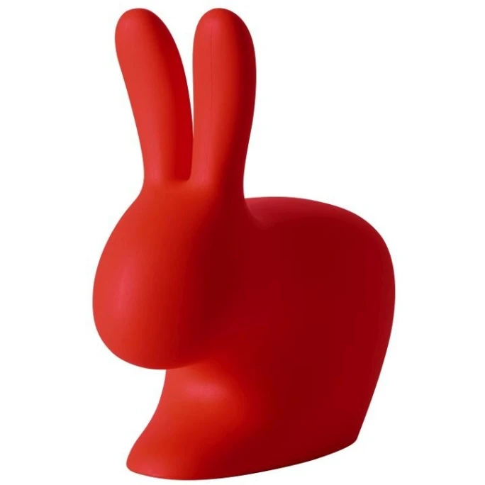 Qeeboo Rabbit Chair Baby Stuhl - 45,3 X 26,2 X 52,7 Cm - Red 3 Qeeboo Rabbit Chair Baby Stuhl - 45,3 X 26,2 X 52,7 Cm - Red