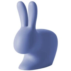 Qeeboo Rabbit Chair Baby Stuhl - 45,3 X 26,2 X 52,7 Cm - Light Blue