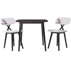 Qeeboo X Chair Mit Blumenkissen Stuhl 2er Set - 2 Stühle à 47,8 X 46,8 X 81,2 Cm - Flower -Innendekorationen 412241 big 2