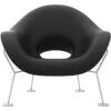 Qeeboo Pupa Chrome Base Indoor Sessel - 87 X 78 X 84 Cm - Black -Innendekorationen 412248 big 0