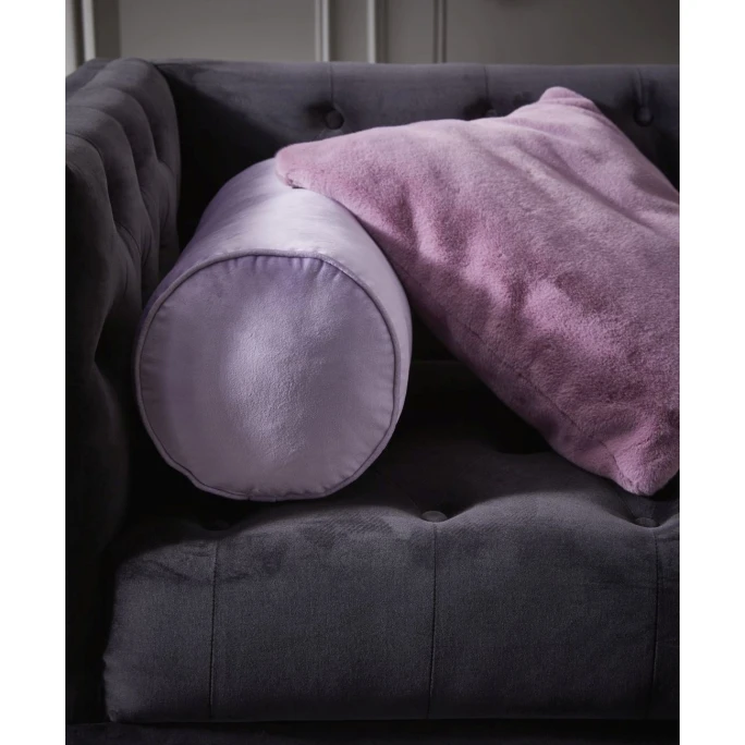 Essenza Dailah Nackenrolle Aus Samt - Ø 22 X 50 Cm - Lilac 4 Essenza Dailah Nackenrolle Aus Samt - Ø 22 X 50 Cm - Lilac – Bild 2