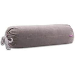 Farbenfreunde BIG ROLL Bolster Kissenrolle Aus Nicky-Stoff - 60x21 Cm - Platingrau