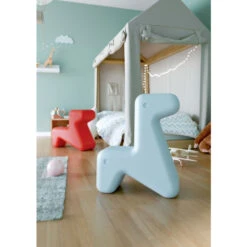 Alessi DORAFF Hocker - 67x55x28 Cm - Rot -Innendekorationen 422703 big 2