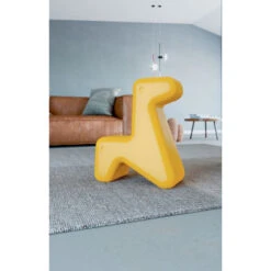 Alessi DORAFF Hocker - 67x55x28 Cm - Gelb -Innendekorationen 422704 big 2