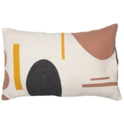 David Fussenegger Modern Kissenhülle - 60x40 Cm - Rohweiß