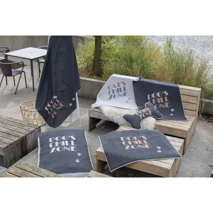 David Fussenegger Dog's Chillzone Hundekissen Inkl. Füllung - 55x30 Cm - Anthrazit 6 David Fussenegger Dog's Chillzone Hundekissen Inkl. Füllung - 55x30 Cm - Anthrazit – Bild 4