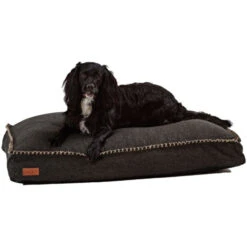 SACKit Dog Bed Large Hundekissen - 120 X 80 X 15 Cm - Black