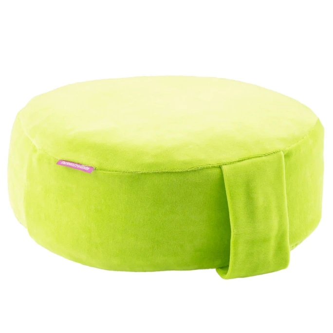 Farbenfreunde Yoga Bodenkissen Aus Nicky-Stoff - Ø 31 Cm - Höhe 11 Cm - Seagreen 3 Farbenfreunde Yoga Bodenkissen Aus Nicky-Stoff - Ø 31 Cm - Höhe 11 Cm - Seagreen