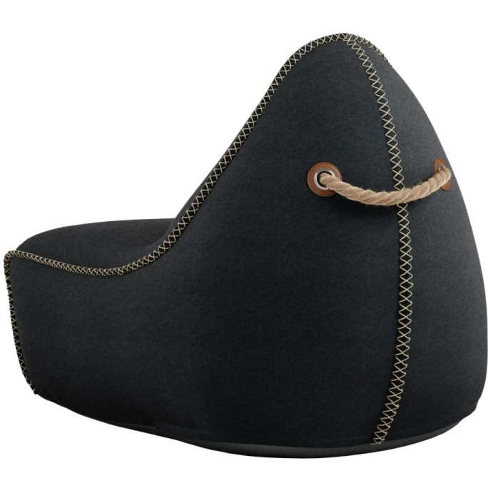 SACKit Canvas Lounge Chair Sitzsack - 96x80x70 Cm - Black 4 SACKit Canvas Lounge Chair Sitzsack - 96x80x70 Cm - Black – Bild 2