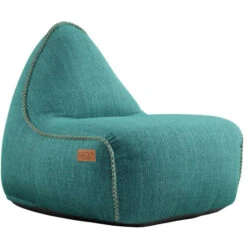 SACKit Cobana Lounge Chair Sitzsack - 96x80x70 Cm - Petrol Melange