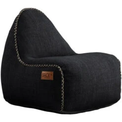 SACKit Cobana Lounge Chair Junior-Sitzsack - 82x65x65 Cm - Black