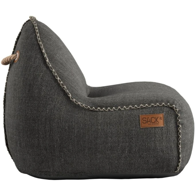 SACKit Cobana Lounge Chair Junior-Sitzsack - 82x65x65 Cm - Grey 4 SACKit Cobana Lounge Chair Junior-Sitzsack - 82x65x65 Cm - Grey – Bild 2