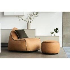 SACKit Dunes Lounge Chair Sitzsack - 96x80x70 Cm - Cognac -Innendekorationen 430957 big 3