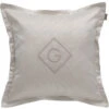 GANT DIAMOND G Kissenhülle - 50x50 Cm - White Sand