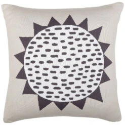 Södahl Sun & Moon Kissen Mit Füllung - 50x50 Cm - Schwarz