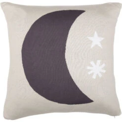 Södahl Sun & Moon Kissen Mit Füllung - 50x50 Cm - Schwarz -Innendekorationen 449408 big 2