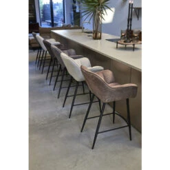 Rivièra Maison Carnaby Barhocker - 67x60x96,5 Cm - Linen -Innendekorationen 452911 big 7