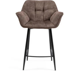 Rivièra Maison Carnaby Barhocker - 67x60x96,5 Cm - Truffle