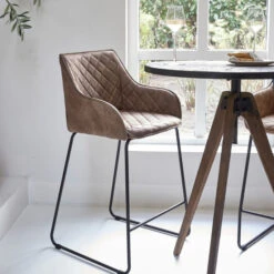 Rivièra Maison Frisco Drive Barhocker - 42x51x97 Cm - Coffee -Innendekorationen 452919 big 1