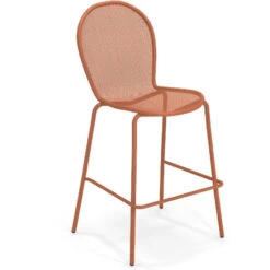 Emu RONDA Barhocker 2er Set - 2 Barhocker à 117 X 54 X 65cm - Ahornrot