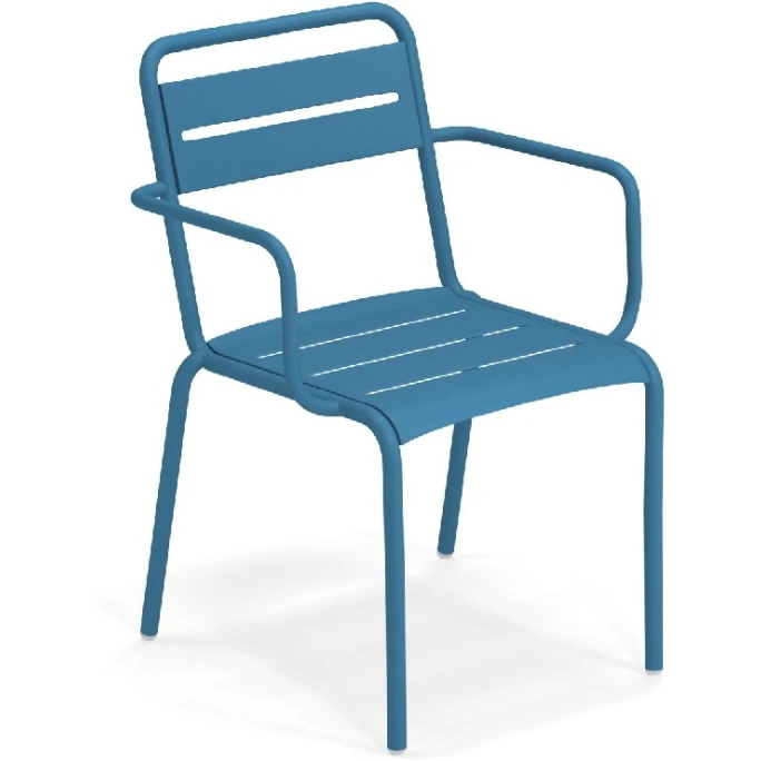 Emu STAR Armlehnstuhl 2er Set - 2 Stühle à 81 X 58 X 61 Cm - Blau 3 Emu STAR Armlehnstuhl 2er Set - 2 Stühle à 81 X 58 X 61 Cm - Blau