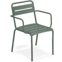 Emu STAR Armlehnstuhl 2er Set - 2 Stühle à 81 X 58 X 61 Cm - Dunkelgrün