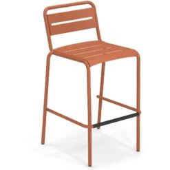 Emu STAR Barhocker 4er Set - 4 Barhocker à 105 X 56 X 59 Cm - Ahornrot