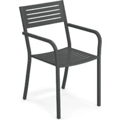 Emu SEGNO Armlehnstuhl 4er Set - 4 Stühle à 84 X 52 X 53 Cm - Antikeisen