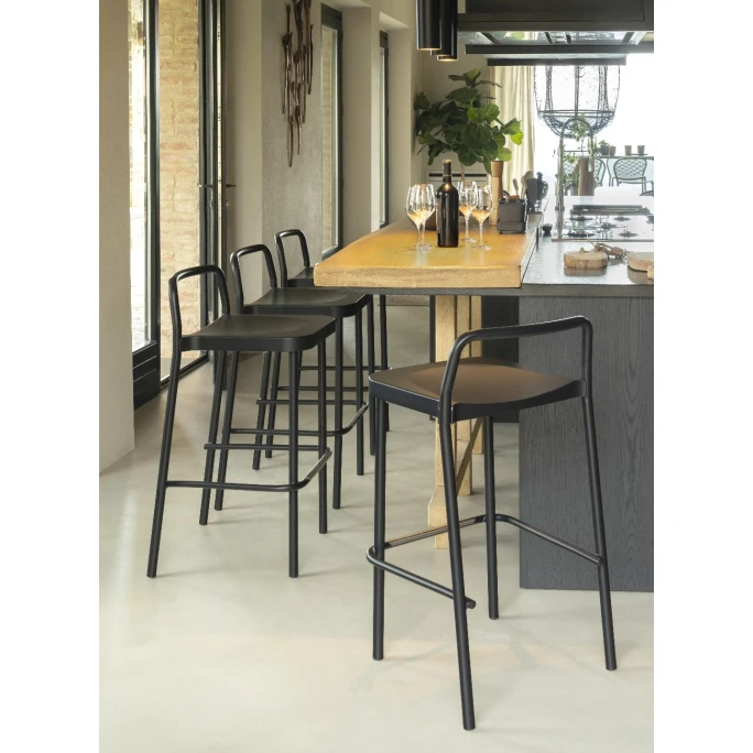 Emu GRACE Barhocker 2er Set - 2 Barhocker à 90 X 53 X 51 Cm - Weiß 4 Emu GRACE Barhocker 2er Set - 2 Barhocker à 90 X 53 X 51 Cm - Weiß – Bild 2