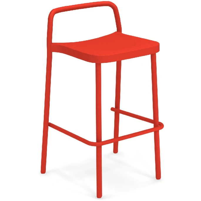 Emu GRACE Barhocker 2er Set - 2 Barhocker à 90 X 53 X 51 Cm - Scharlachrot 3 Emu GRACE Barhocker 2er Set - 2 Barhocker à 90 X 53 X 51 Cm - Scharlachrot