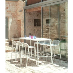 Emu YARD Barhocker 2er Set - 2 Barhocker à 95 X 50,5 X 50,5 Cm - Schwarz-grau/schwarz -Innendekorationen 457301 big 1