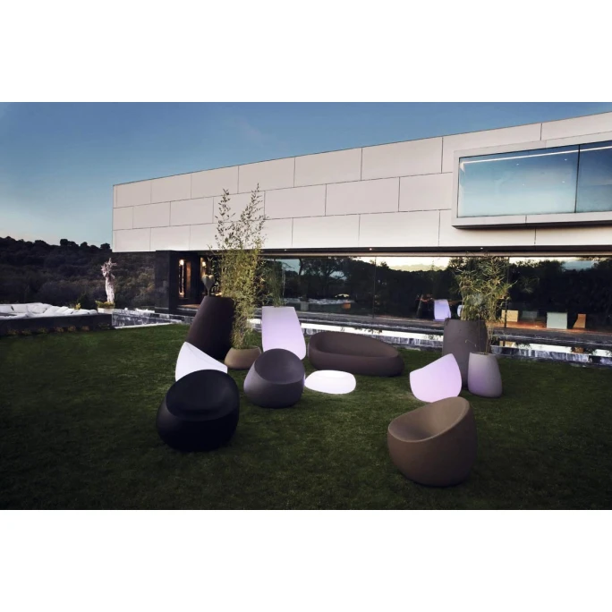 Vondom STONE Lounge Sessel - 88x81x78 Cm - Rot 4 Vondom STONE Lounge Sessel - 88x81x78 Cm - Rot – Bild 2