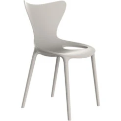 Vondom LOVE Stuhl- 4er-Set - 4er Set - 53x51x87 Cm - Ecru