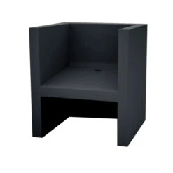 Vondom VELA Stuhl Mit Armlehnen - 58x55x65 Cm - Anthrazit