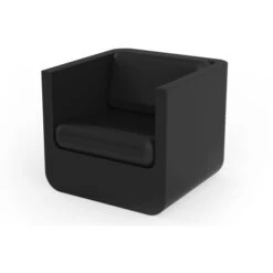Vondom ULM Lounge Sessel - 82x82x73 Cm - Schwarz