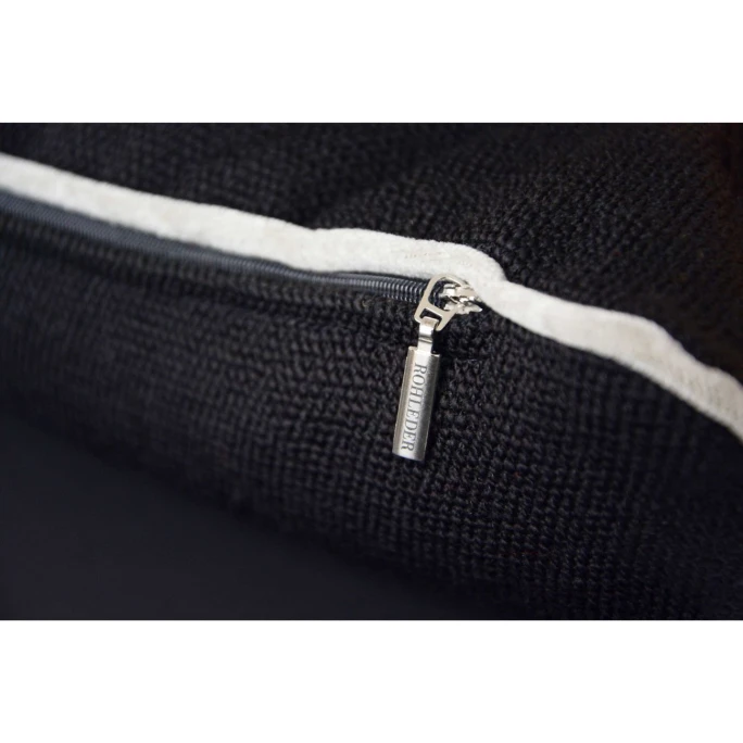 Rohleder Home Collection Essentials Ocean Uni Kissen Mit Füllung - 45x45 Cm - Ebony 6 Rohleder Home Collection Essentials Ocean Uni Kissen Mit Füllung - 45x45 Cm - Ebony – Bild 4