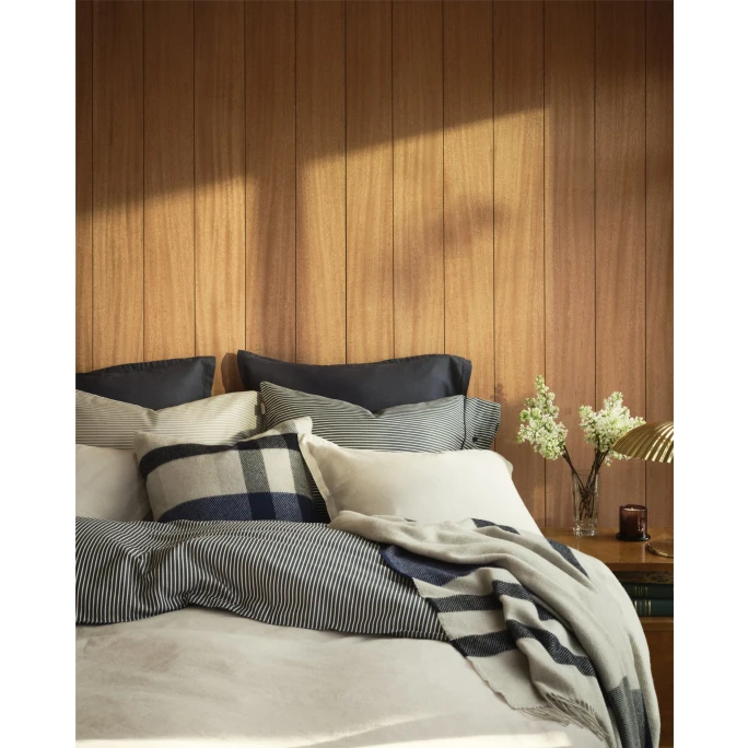 GANT Magnified Check Kissenhülle - 50x50 Cm - Light Grey 4 GANT Magnified Check Kissenhülle - 50x50 Cm - Light Grey – Bild 2