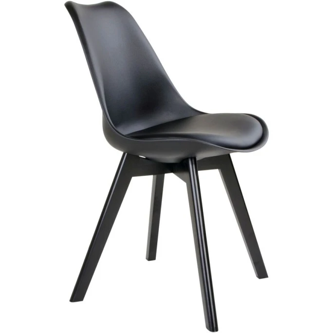 House Nordic Viborg Stuhl 2er-Set - 2er-Set - 55x48x87 Cm - Schwarz 4 House Nordic Viborg Stuhl 2er-Set - 2er-Set - 55x48x87 Cm - Schwarz – Bild 2