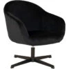 House Nordic Sydney Lounge Sessel Mit Drehfunktion - 70x67x78 Cm - Schwarz -Innendekorationen 465086 big 0