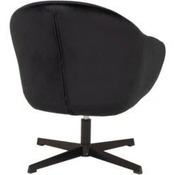 House Nordic Sydney Lounge Sessel Mit Drehfunktion - 70x67x78 Cm - Schwarz -Innendekorationen 465086 big 3