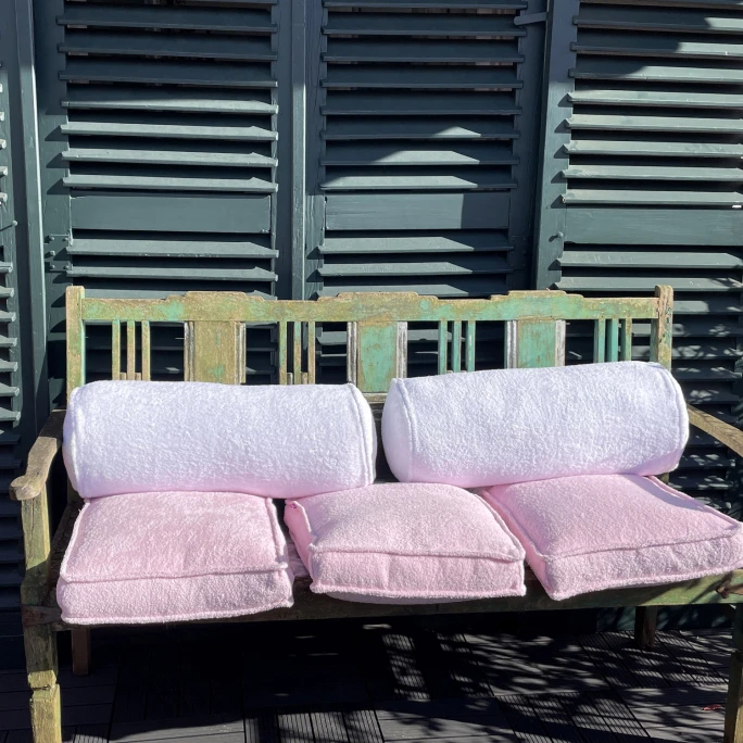 Farbenfreunde FRESH Frottee Stegkissen Mit Füllung - 40x40x10 Cm - Platingrau 4 Farbenfreunde FRESH Frottee Stegkissen Mit Füllung - 40x40x10 Cm - Platingrau – Bild 2