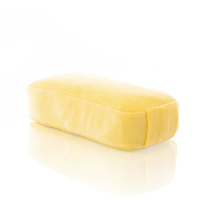 Farbenfreunde TROUBLE AWAY Kissen Mit Dinkelfüllung - 33x15x10 Cm - Zitrone 3 Farbenfreunde TROUBLE AWAY Kissen Mit Dinkelfüllung - 33x15x10 Cm - Zitrone