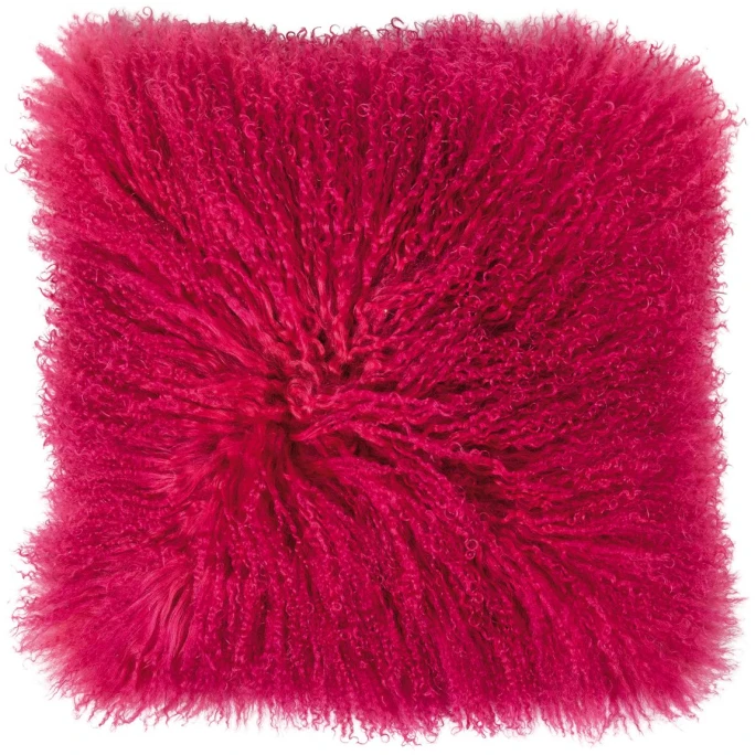 Pad GLORY Kissenhülle Aus Lammfell - 40x40 Cm - Fuchsia 3 Pad GLORY Kissenhülle Aus Lammfell - 40x40 Cm - Fuchsia
