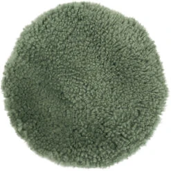 Pad SHAUN Sitzkissen Aus Lammfell - Ø 35 Cm - Green