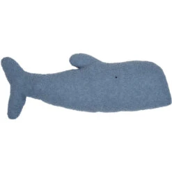 Pad WHALE Kuscheltier-Kissen - 17x80 Cm - Blue